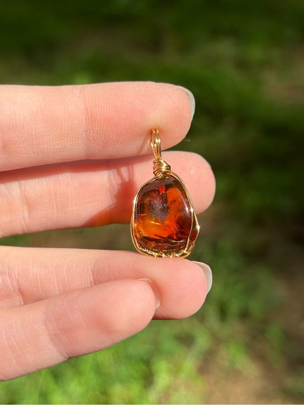 Amber pendant